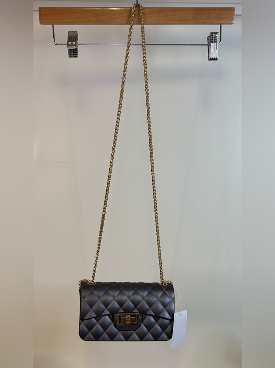 Handbags - NWT Quilted Matte Jelly Small 2 Way Shoulder Bag  pewter with gold hardware